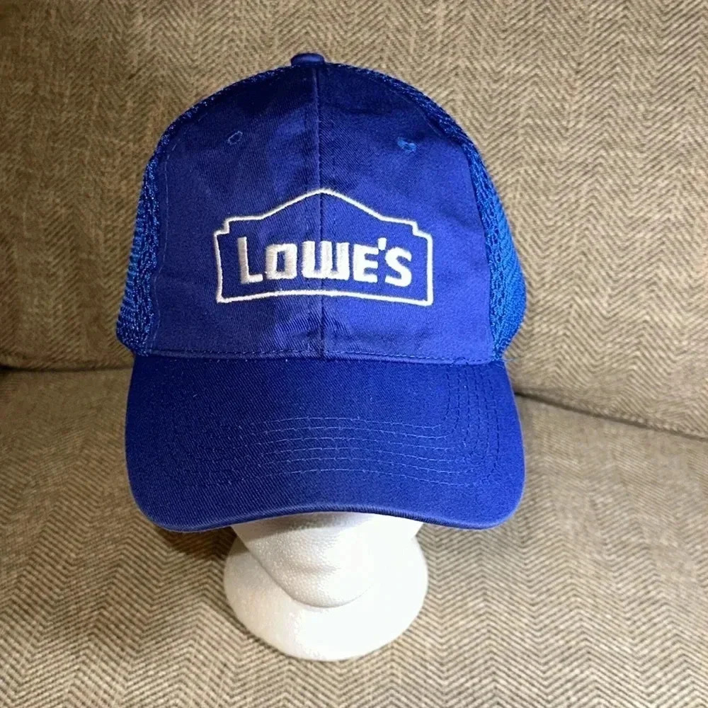 LOWE’S HOME IMPROVEMENT WAREHOUSE sales associate/crew cap blue adjustable